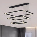 Axyaa Elegant Crystal Chandelier for Living Room and Dining Room - Luxury Pendant Lighting