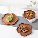 Axyaa Wooden Dining Tray | Japanese Style Dessert Plate | Ebony Small Plate