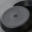 Axyaa Unbreakable Black Melamine Dinner Plates Set
