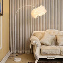 Axyaa Feather Floor Lamp - Nordic Minimalist Luxury Light for Bedroom Living Room