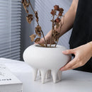 Axyaa Multi-Legged Ceramic Flowerpot Vase - Home Decor Accent