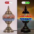 Axyaa Handmade Glass Mosaic Table Light for Home and Hospitality Settings