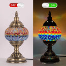 Axyaa Handmade Glass Mosaic Table Light for Home and Hospitality Settings