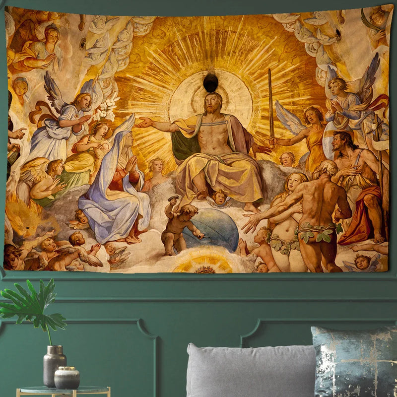 Axyaa Classic Tapestry Mural for Church or Home Décor