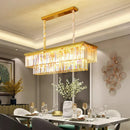 Axyaa Crystal Chandelier Pendant Light for Luxury Living Room and Dining Room