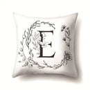 Nordic Style Letter Wreath Pillow Cover by Axyaa - Home Decor Essential