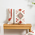 Boho Loop Tufted Tassel Pillow Cover for Home Decor by Axyaa