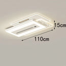 Axyaa LED Bladeless Fan Light, Modern Minimalist Integrated Ceiling Light