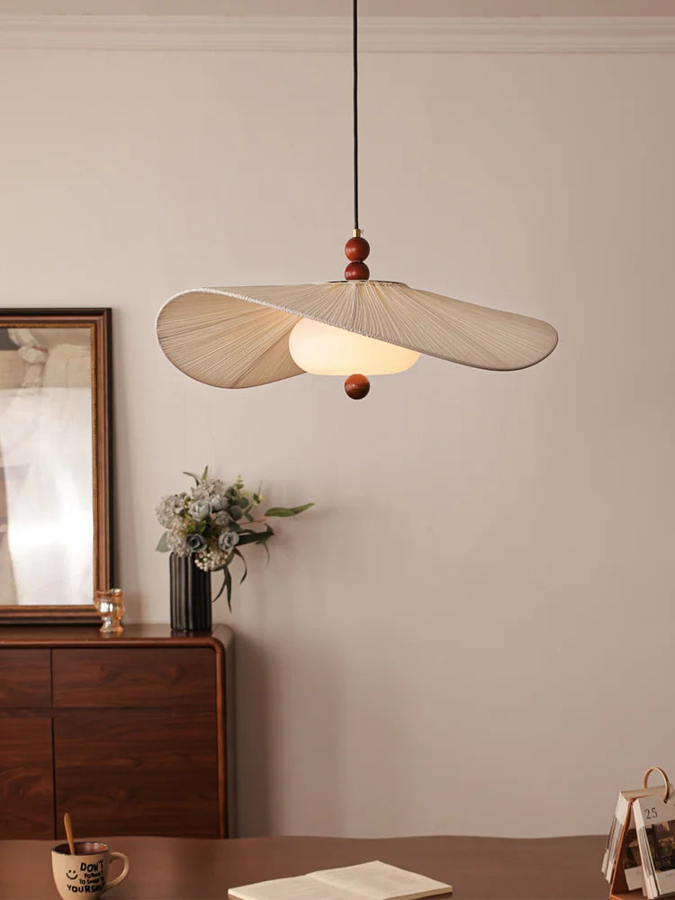 Axyaa Retro Fabric Chandeliers for Home Decor Mood Lighting