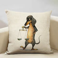 Axyaa Constellation Cartoon Dachshund Dog Pillow Case: Children's Bedroom Decor