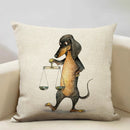 Axyaa Constellation Cartoon Dachshund Dog Pillow Case: Children's Bedroom Decor