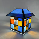 Axyaa Geometric Stained Glass House Lampshade - Chandelier, Wall Light Replacement
