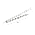 Axyaa Stainless Steel BBQ Tongs with Non-Slip Handle for Home Cooking