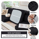 Axyaa Stretch Sofa Seat Cushion Covers - Washable & Universal Fit