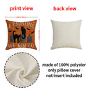 Axyaa Demonic & Funny Halloween Pillowcase 45x45 Linen Sofa Cover