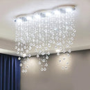 Axyaa Crystal LED Pendant Lamp for Restaurant Bar Counter, Minimalist Design