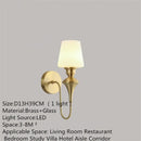 Axyaa Brass LED Wall Lamp for Luxury Spaces