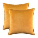Axyaa Halloween Velvet Throw Pillow Cover Set - Various Sizes & Designs