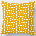 Axyaa Orange Square Pillowcase for Home Decor & Sofas