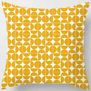 Axyaa Orange Square Pillowcase for Home Decor & Sofas