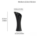 Axyaa Modern Striped Ceramic Vase: High-end Home Decoration Ornament