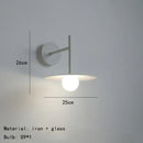 Axyaa Circular Iron UFO LED Wall Lamp for Nordic Living Room, Bedroom & Study