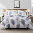 Leaf Plant Duvet Set, Boho Quilt Cover, Home Bedding by Axyaa