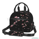 Axyaa Sakura Cherry Blossoms Insulated Lunch Bag: Reusable Thermal Cooler for Work, School, Picnic