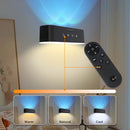 Axyaa Magnetic LED Wall Light Rechargeable Reading Spotlight Night Lamp Rotation Control