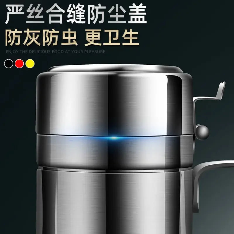 Axya Stainless Steel Large Capacity Oil Pot for Kitchen - Durable and Stylish