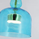 Axyaa Nordic Glass Pendant Chandelier Ceiling Lamp for Home Decor Luxurious Lighting