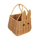 Axyaa Rattan Hand-Woven Storage Basket Brown