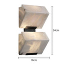 Axyaa Marble Copper Wall Lamp for Modern Bedroom, Living Room, Restaurant, Hotel LED Lighting
