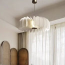 Axyaa Postmodern Cream Pendant Lights for Living Dining Bedroom Study Room