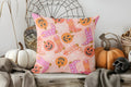 Axyaa Halloween Pumpkin & Spider Web Pillow Cover - Sofa, Bedroom, Car & More