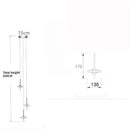 Axyaa Crystal Chandelier: Modern Loft Villa Staircase Dining Room Lighting