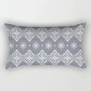 Axyaa Nordic Grey White Geometric Square Pillowcase for Home Decor