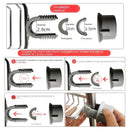 Axyaa Bathroom Faucet Shower Shelf Soap Holder Organizer