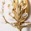Axyaa Crystal Leaf Wall Lamp - Nordic Modern Luxury for Home Decor