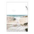 Axyaa Seagull Lighthouse Ocean Art Canvas Print for Wall Decor