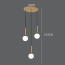 Axyaa Nordic Dining Room Pendant Chandelier Light for Indoor Living Room Decor