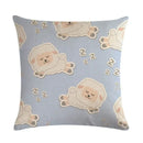 Nordic Cartoon Animal Print Linen Pillowcase for Axyaa Brand