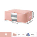 Axyaa Quilt Clothes Storage Box: Foldable, Dust Proof, Non-Woven Organizer