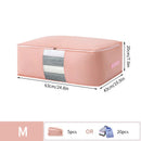 Axyaa Quilt Clothes Storage Box: Foldable, Dust Proof, Non-Woven Organizer