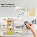 Axyaa Smart LED Ceiling Fan Light for Living Room & Bedroom