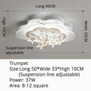 Axyaa LED Star Ceiling Lamp for Children's Room, Restaurant, Bedroom - Eye Protection Chandelier