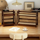 Bamboo Kitchen Spice Caddy Organizer by Axyaa