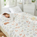Axyaa Bamboo Fiber Summer Cool Quilt Blanket Single Thin Nap Air Conditioner Blanket