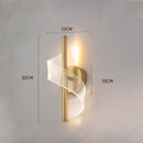 Axyaa Rotating LED Acrylic Wall Light for Stylish Home Décor and Lighting