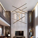 Axyaa LED Pendant Chandelier for Modern Loft Duplex Building Home Decor